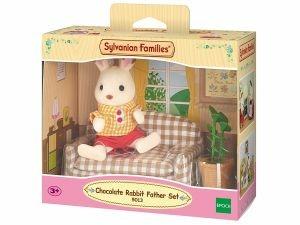 Sylvanian Families Papa' Frasier Chocolate-Chocolate Rabbit Father Set 5013 - 4