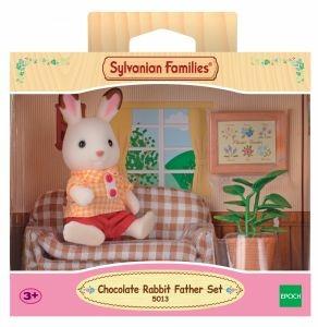 Sylvanian Families Papa' Frasier Chocolate-Chocolate Rabbit Father Set 5013 - 5
