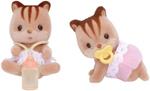 Sylvanian Families Walnut Squirrel Twins Toys