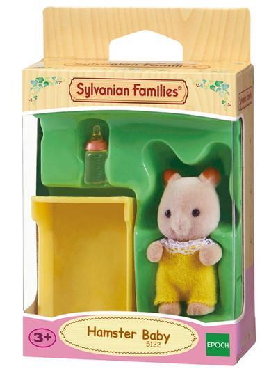 Sylvanian Families 5122 Bebè Criceto con Culla (ex 3585) - 2