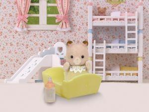 Sylvanian Families 5122 Bebè Criceto con Culla (ex 3585) - 4