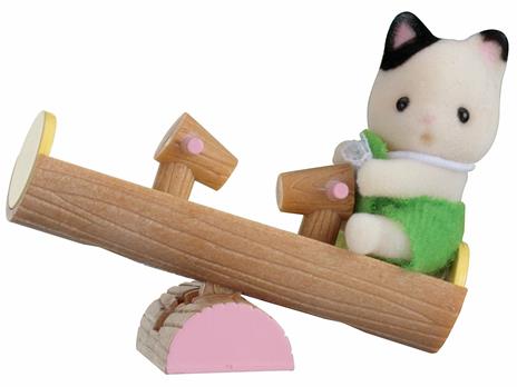 Sylvanian Families Bebè Gatto Con Dondolo Cod 5205 - 5