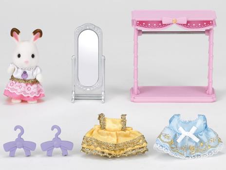 Sylvanian Families Specchiera Dressing Area Set Con Coniglietta Luna Cod5236 - 4