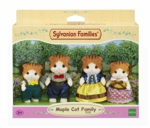 Sylvanian Families. Maple Cat Family - 10