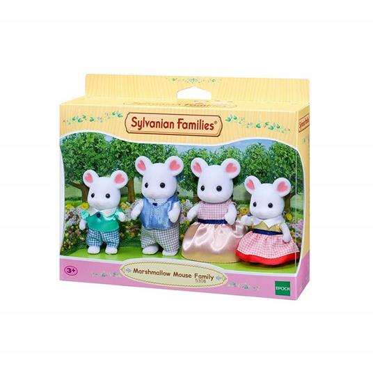 Sylvanian Families. Marshmellow Mouse Family - 4