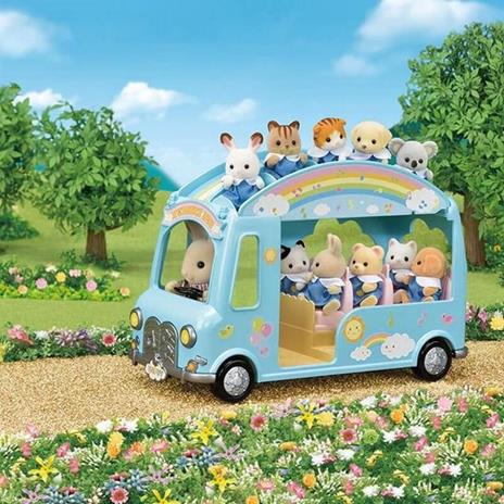 Sylvanian Families Sunshine Nursery Bus Toys - 2