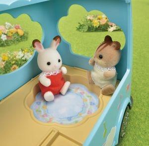 Sylvanian Families Sunshine Nursery Bus Toys - 3