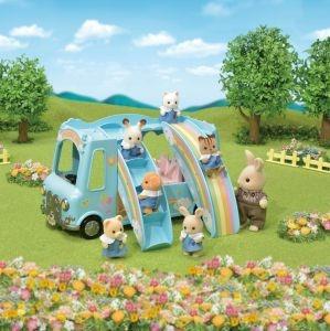 Sylvanian Families Sunshine Nursery Bus Toys - 4