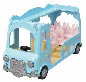 Sylvanian Families Sunshine Nursery Bus Toys - 9