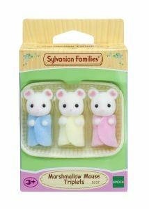 Sylvanian Families Marshmallow Mouse Triplets Toys - 4
