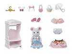 Sylvanian Families Set Da Gioco Fashion Per La Citta' Topino Bianco