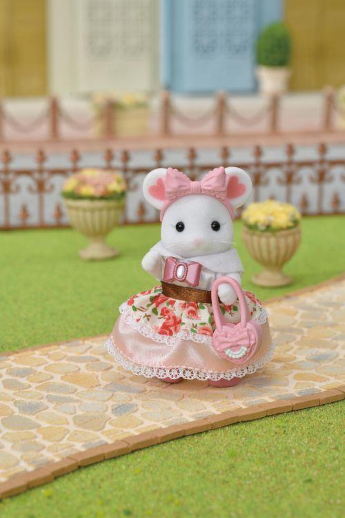 Sylvanian Families Set Da Gioco Fashion Per La Citta' Topino Bianco - 5