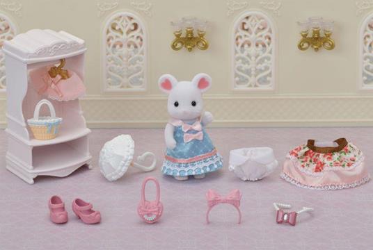 Sylvanian Families Set Da Gioco Fashion Per La Citta' Topino Bianco - 9