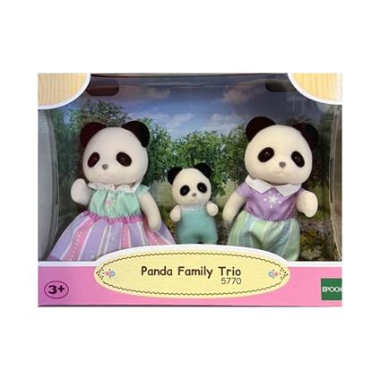 Sylvanian Families Trio Famiglia Panda