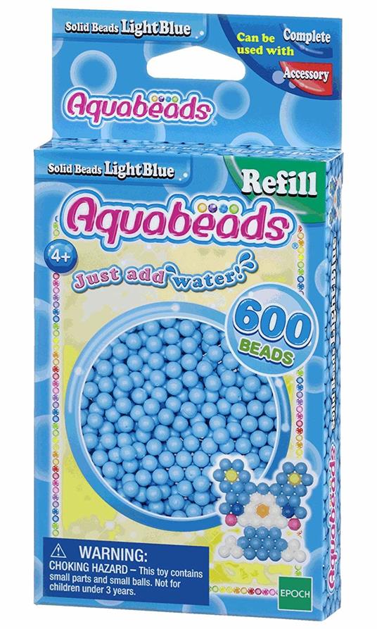 Solid Bead Refill Pack Light Blue