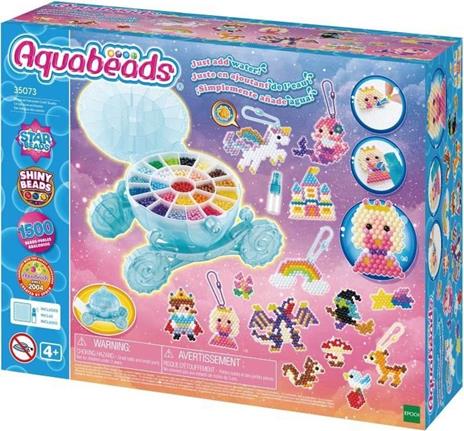 1500 perle Aquabeads Enchanted Carriage solubili in acqua