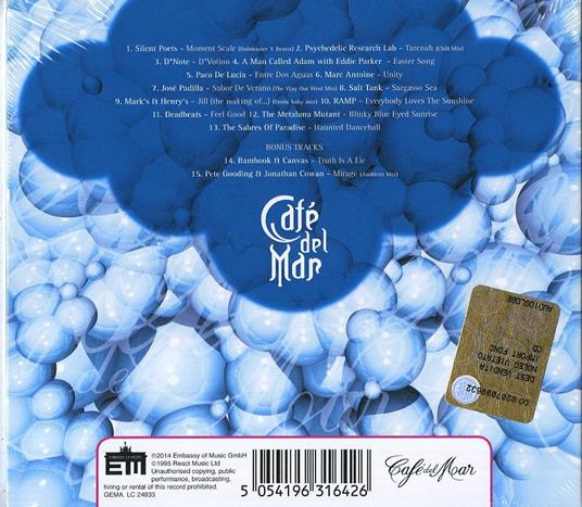 Café del mar vol.2 (20th Anniversary Edition) - CD Audio - 2