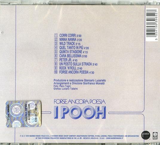 Forse ancora poesia (Remastered) - CD Audio di Pooh - 2
