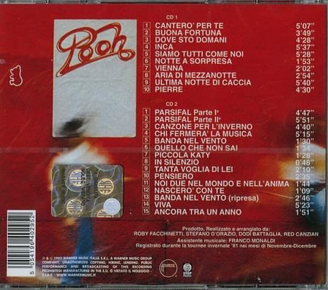 Palasport Live - CD Audio di Pooh - 2