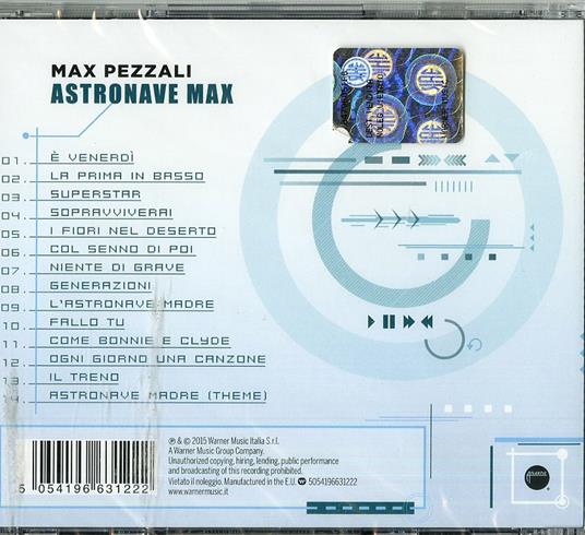 Astronave Max - CD Audio di Max Pezzali - 2