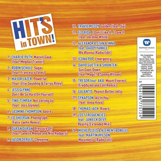 Hit's in Town! 2015 - CD Audio - 2