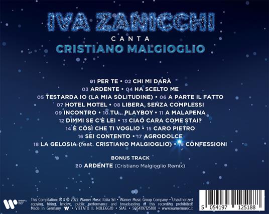 Iva Zanicchi canta Cristiano Malgioglio - CD Audio di Iva Zanicchi - 3