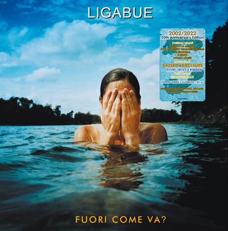 Fuori come va? (Remastered 2002-2022) (Limited Edition 180 gr. Clear Marble Blue Vinyl) - Vinile LP di Ligabue