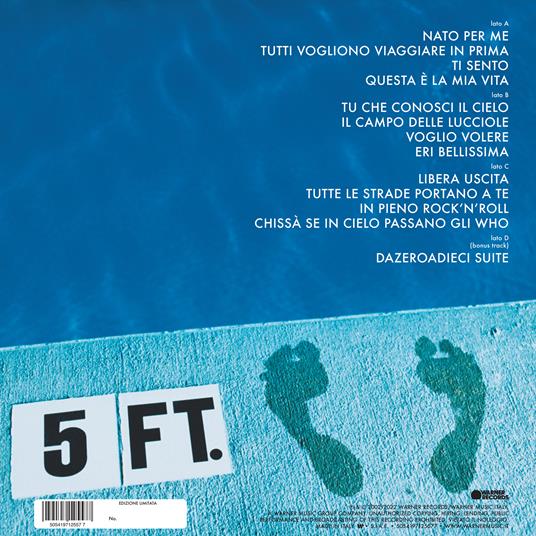 Fuori come va? (Remastered 2002-2022) (Limited Edition 180 gr. Clear Marble Blue Vinyl) - Vinile LP di Ligabue - 2