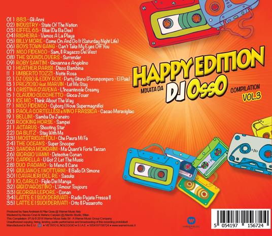 Happy Edition vol.3 - CD Audio di DJ Osso - 2