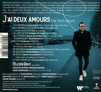 J'Ai Deux Amours. The Paris Album -Digi- - CD Audio di Felicien Brut