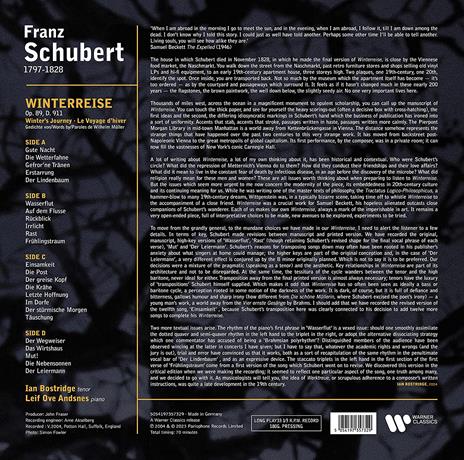 Winterreise - Vinile LP di Franz Schubert,Ian Bostridge,Leif Ove Andsnes - 2