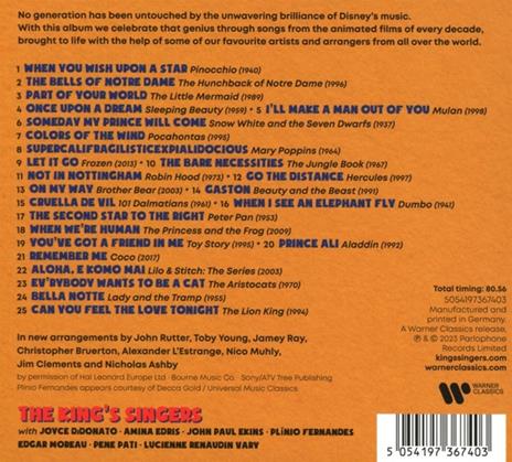 When You Wish Upon A Star -Digi- - CD Audio di King's Singers - 2