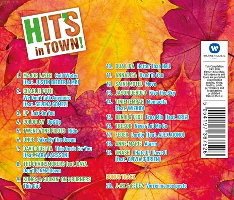 Hit's in Town! 2016 - CD Audio - 2