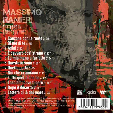Tutti i sogni ancora in volo - CD Audio di Massimo Ranieri - 2