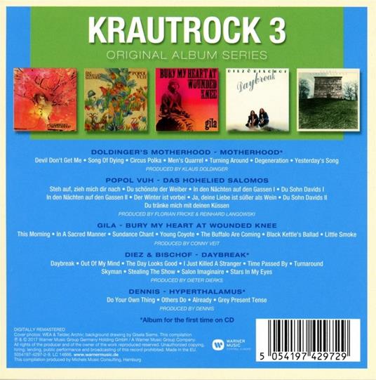 Original Album Series. Krautrock vol.3 - CD Audio - 2