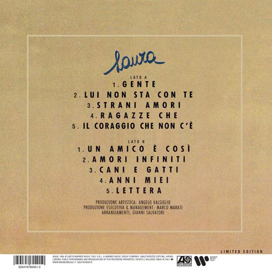 Laura (LP 180 gr. Marble Vinyl - Limited & Numbered Edition) - Vinile LP di Laura Pausini - 3