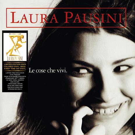 Le cose che vivi (2 LP 180 gr. Red Vinyl - Limited & Numbered Edition) - Vinile LP di Laura Pausini - 2