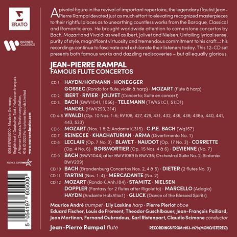 Famous Flute Concertos - CD Audio di Jean-Pierre Rampal - 2