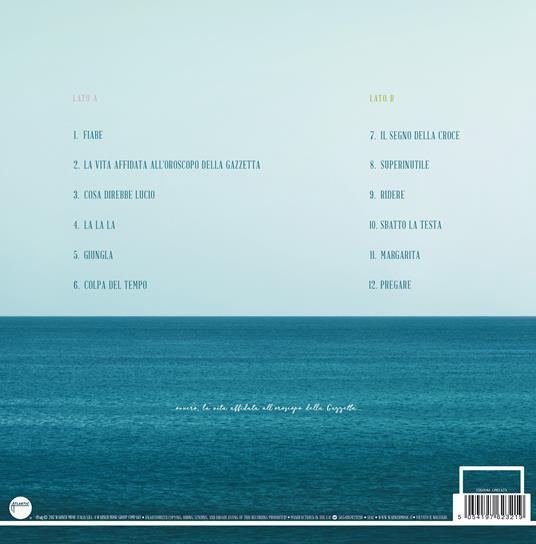 Il gelato dopo il mare - Vinile LP di Renzo Rubino - 2
