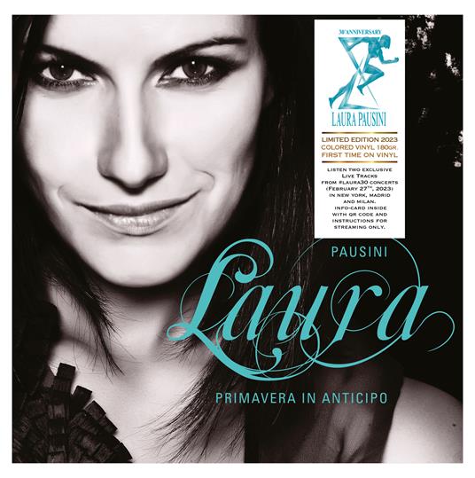 Primavera in anticipo (180 gr. Tiffany Blue Vinyl - Limited & Numbered Edition) - Vinile LP di Laura Pausini