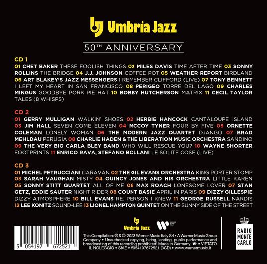 Umbria Jazz 2023 (50th Anniversary) - CD Audio - 3