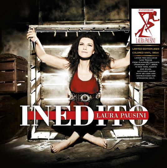 Inedito (LP 180 gr. Trans. Red Vinyl - Limited & Numbered Edition) - Vinile LP di Laura Pausini