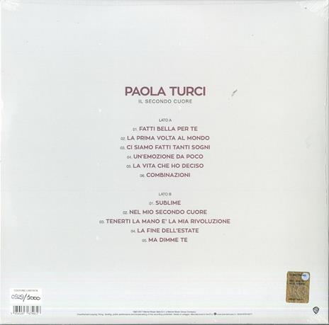 Il secondo cuore - Vinile LP di Paola Turci - 2