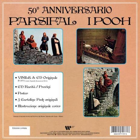 Parsifal (50th Anniversary Box Set Edition: LP + 2 CD) - Vinile LP + CD Audio di Pooh - 2