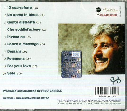 Un uomo in Blues - CD Audio di Pino Daniele - 2