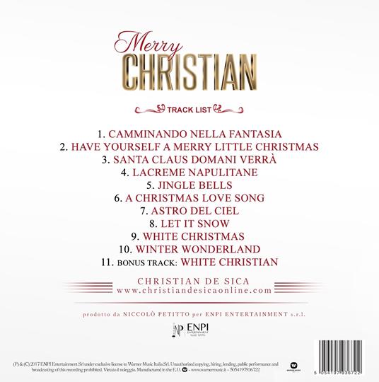 Merry Christian - CD Audio di Christian De Sica - 2