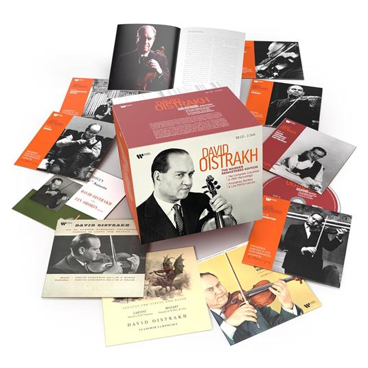 The Warner Remastered Edition (58 CD + 3 DVD) - CD Audio + DVD di David Oistrakh