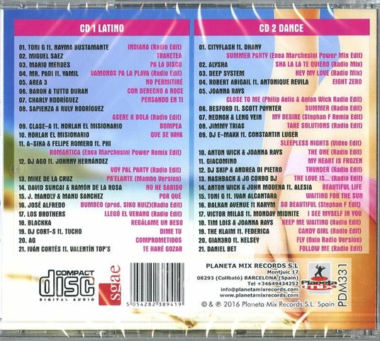 Baila verano 2016 - CD Audio - 2