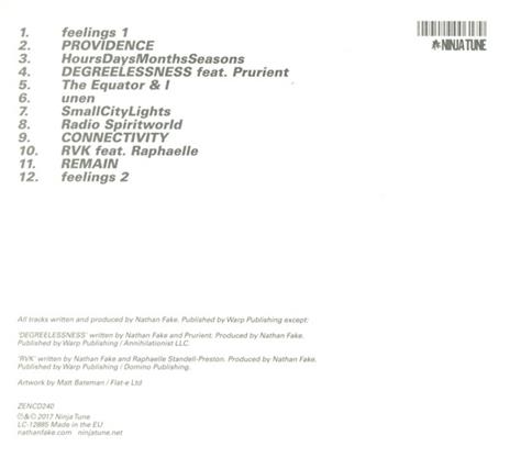 Providence - CD Audio di Nathan Fake - 2