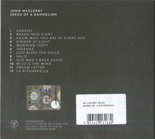 Seeds of a Dandelion - CD Audio di Jono McCleery - 2